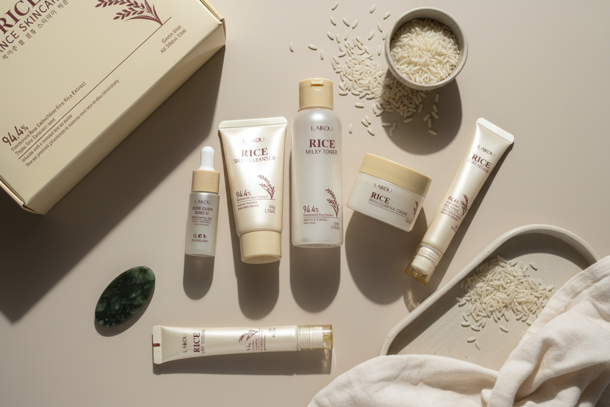 Coffret Soin Visage au Riz - soins naturels à base de riz